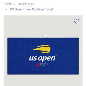 NWT. US Open Pride Microfiber Towel